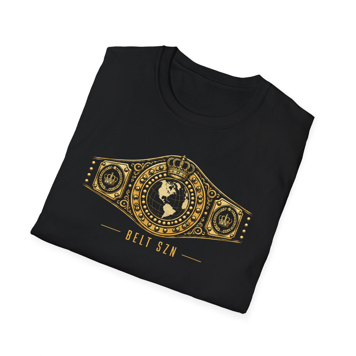 Broskiz Belt SZN Boxing Tee - Black Toronto Streetwear