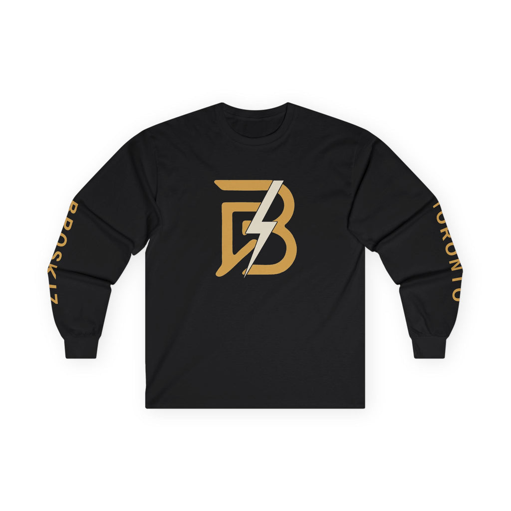 Broskiz Signature B Lightning B Long Sleeve Tee - Black Toronto Streetwear