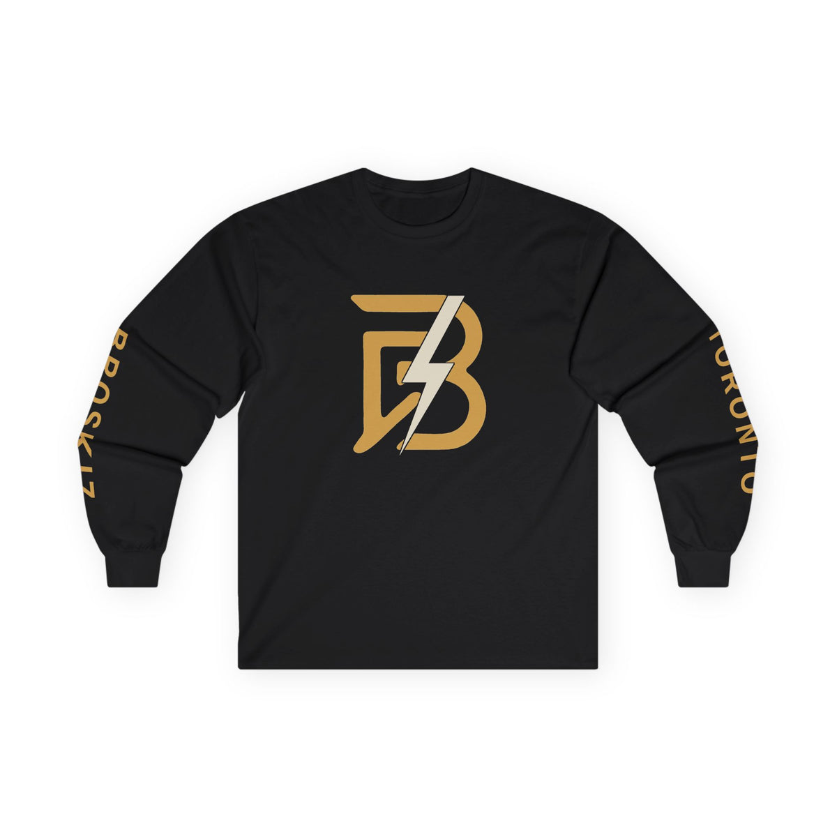 Broskiz Signature B Lightning B Long Sleeve Tee - Black Toronto Streetwear