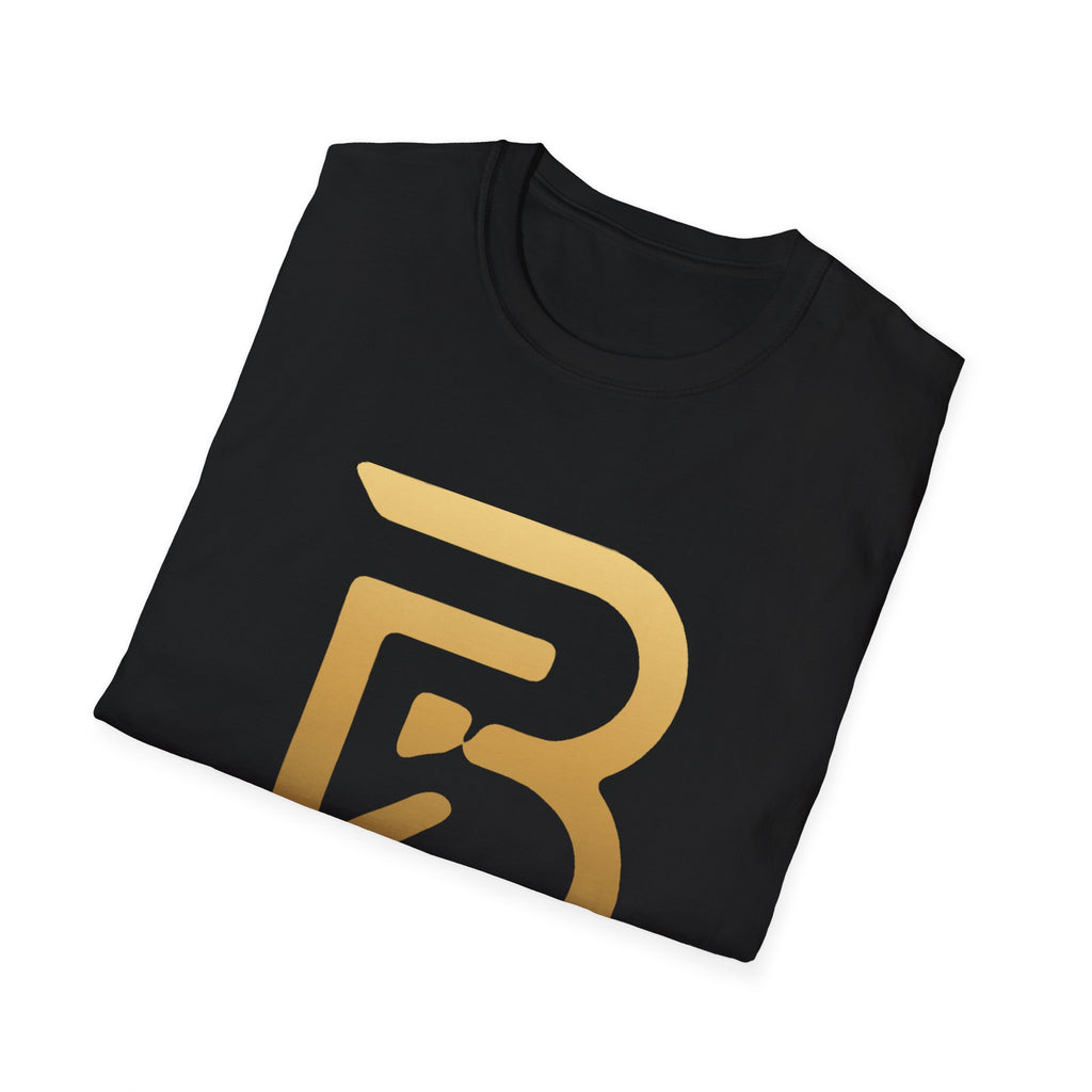 Broskiz Signature B Metallic Gold Tee - Black Toronto Streetwear