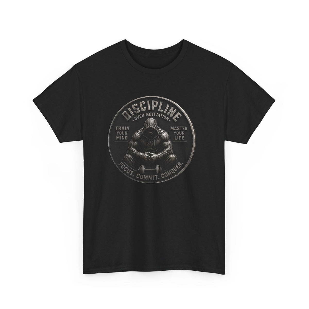 Discipline Coin Tee - Black