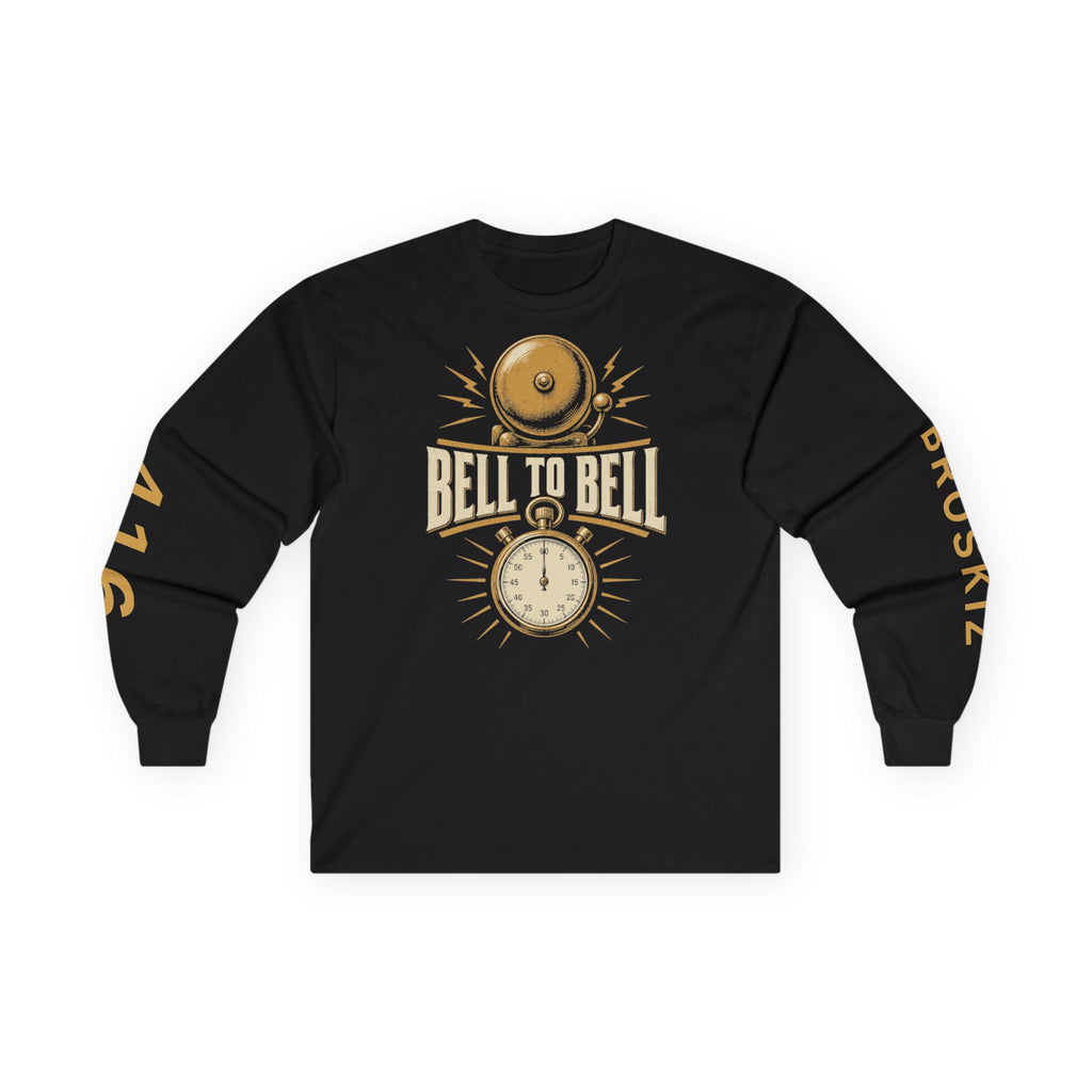 Broskiz Bell to Bell Long Sleeve Tee - Black Toronto Streetwear