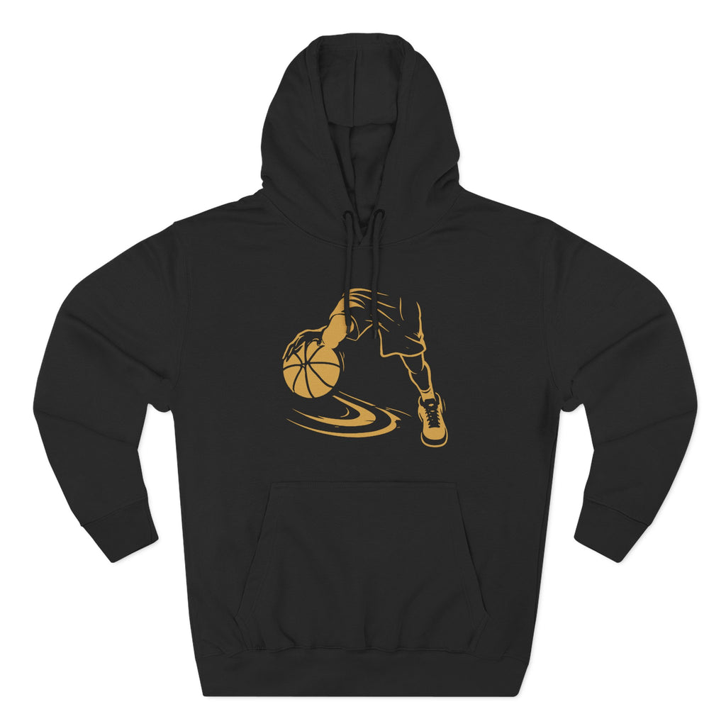 Broskiz Crossover Hoodie - Black Fleece Pullover Toronto Streetwear