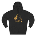 Broskiz Crossover Hoodie - Black Fleece Pullover Toronto Streetwear