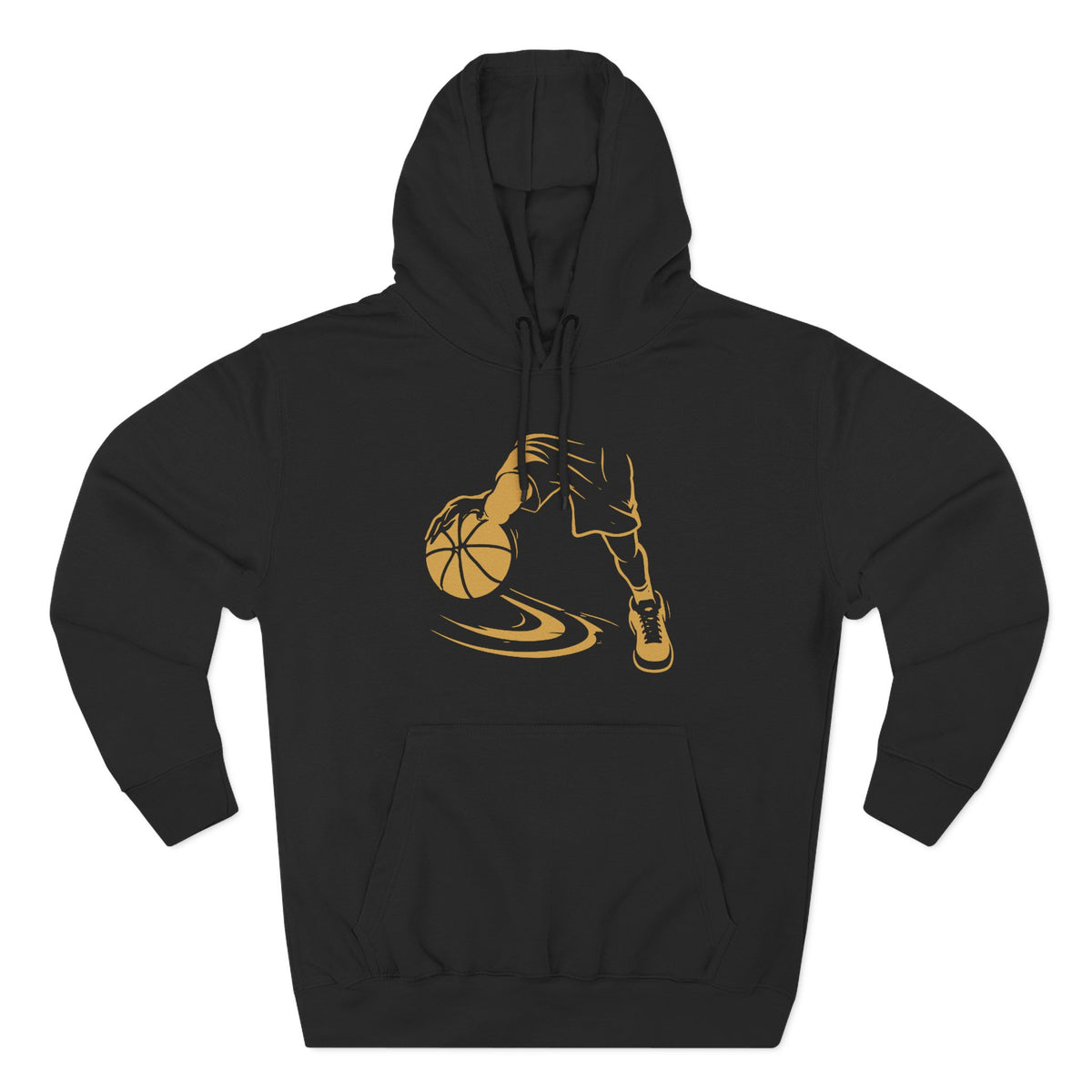 Broskiz Crossover Hoodie - Black Fleece Pullover Toronto Streetwear