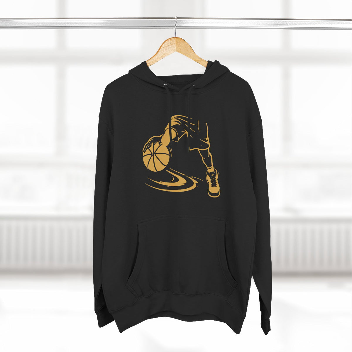 Broskiz Crossover Hoodie - Black Fleece Pullover Toronto Streetwear