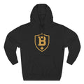 Broskiz B Shield Hoodie - Black Fleece Pullover Toronto Streetwear