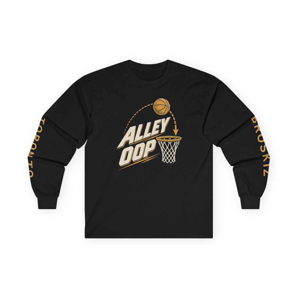 Broskiz Alley Oop Long Sleeve Tee - Black Toronto Streetwear