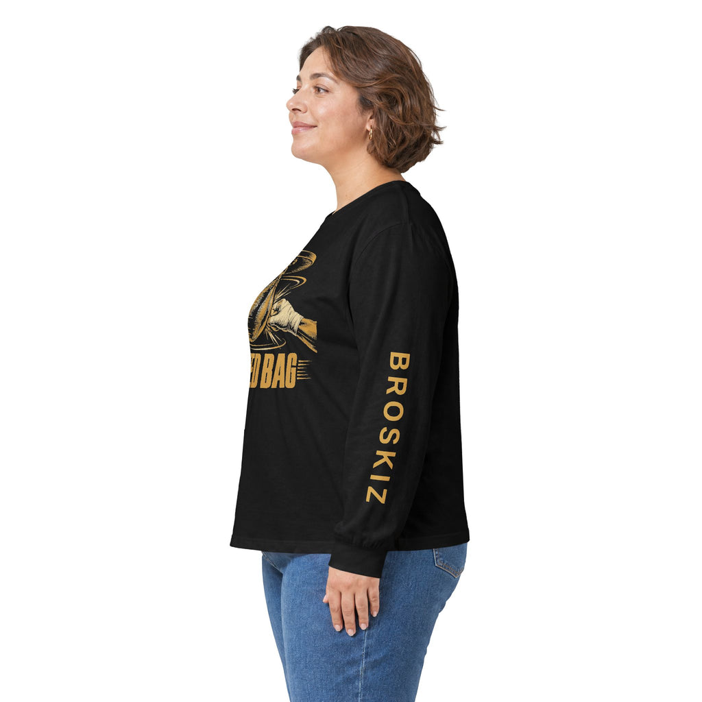 Broskiz Speed Bag Long Sleeve Tee - Black Toronto Streetwear