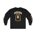 Broskiz Sixth Man Long Sleeve Tee - Black Toronto Streetwear