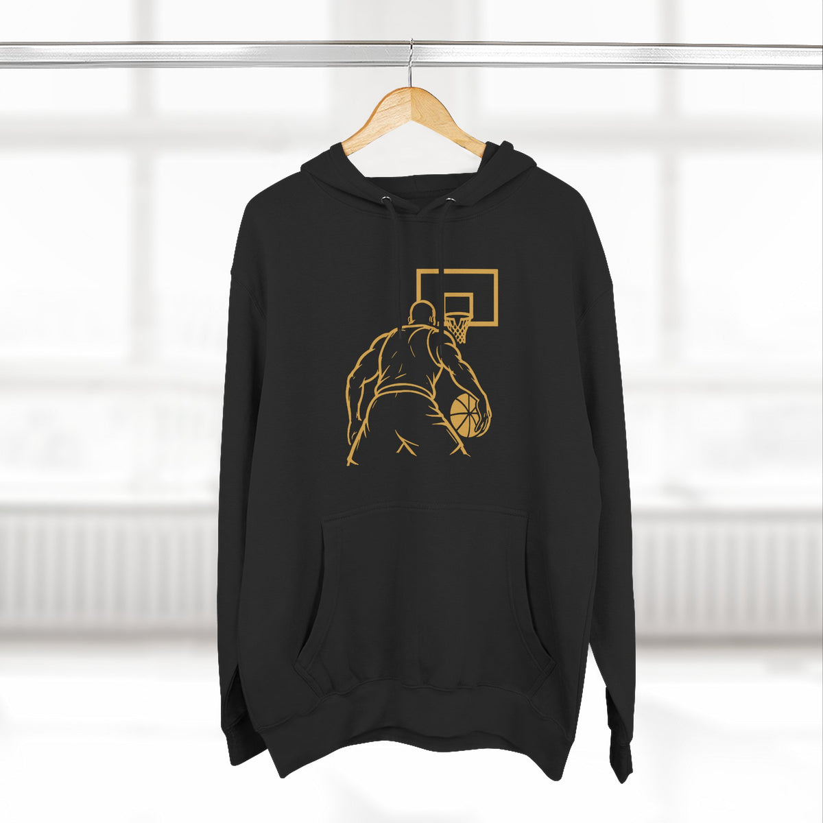 Broskiz Post Up Hoodie - Black Fleece Pullover Toronto Streetwear