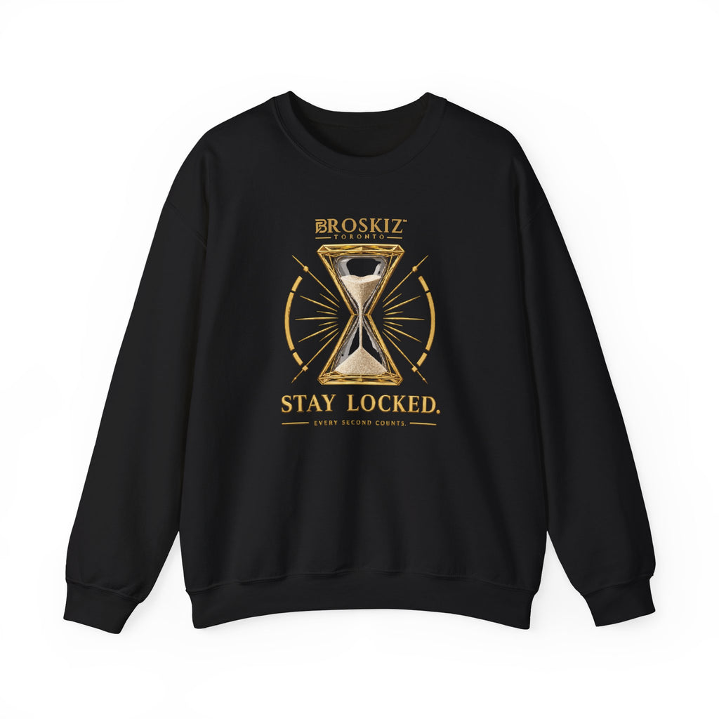 Broskiz Stay Locked Crewneck