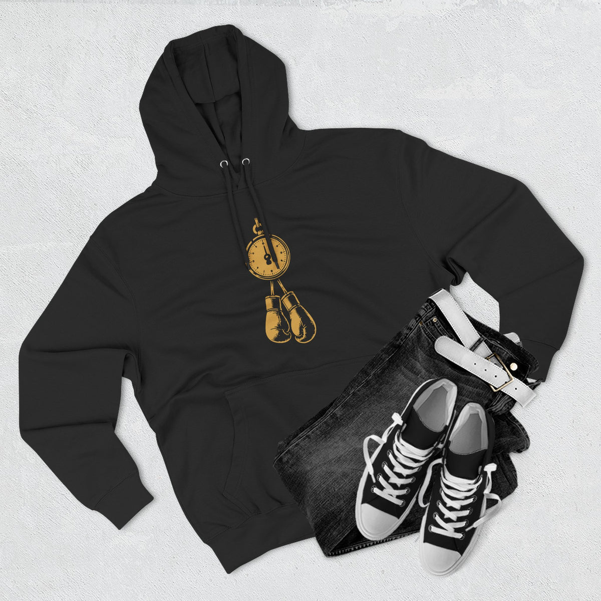 Broskiz Weigh In Hoodie - Black Fleece Pullover Toronto Streetwear