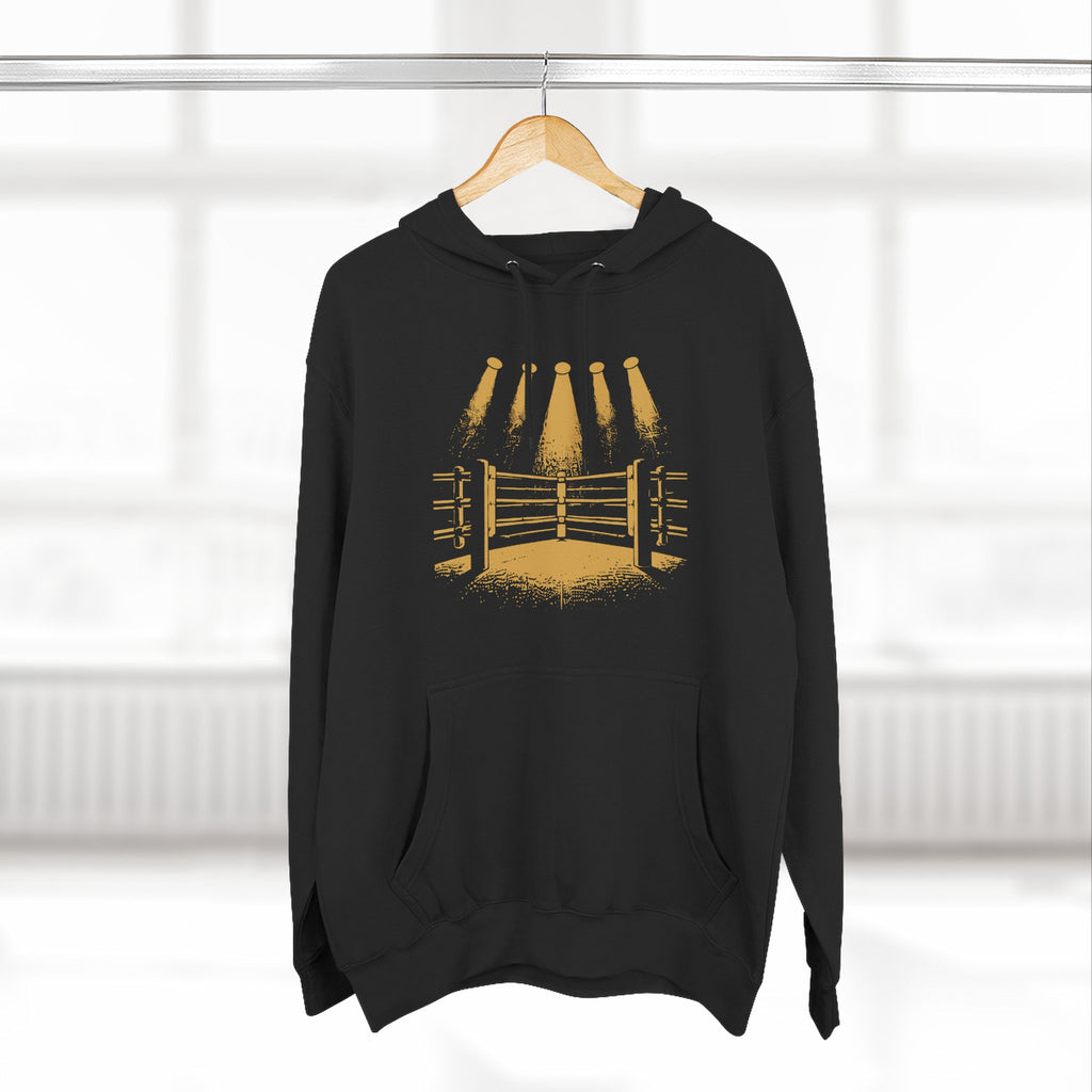 Broskiz Fight Night Hoodie - Black Fleece Pullover Toronto Streetwear