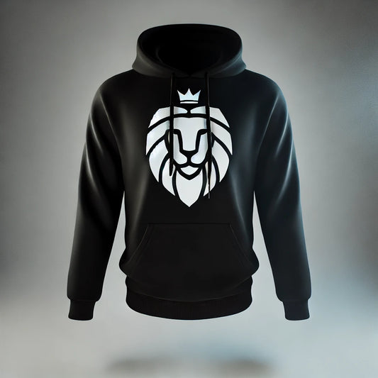 Crowned Lion Black Hoodie