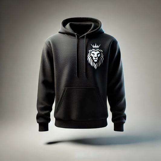 Lion Crest Premium Black Hoodie