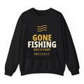 Gone Fishing Crewneck - Black