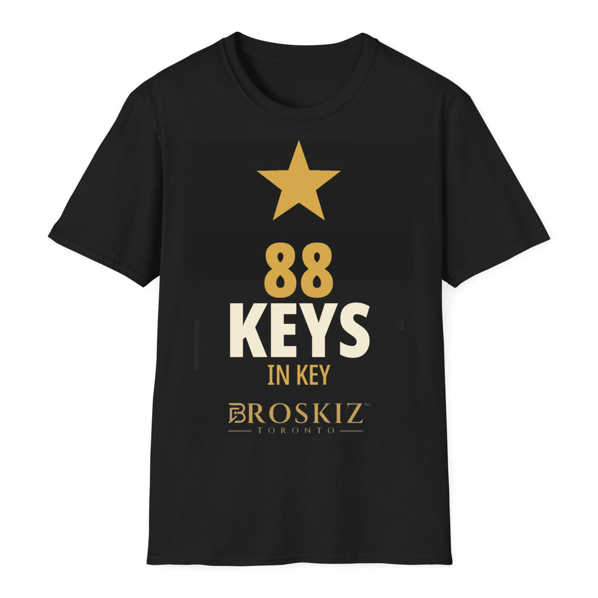 88 Keys Tee - Black