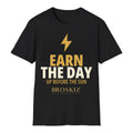 Earn the Day Tee - Black