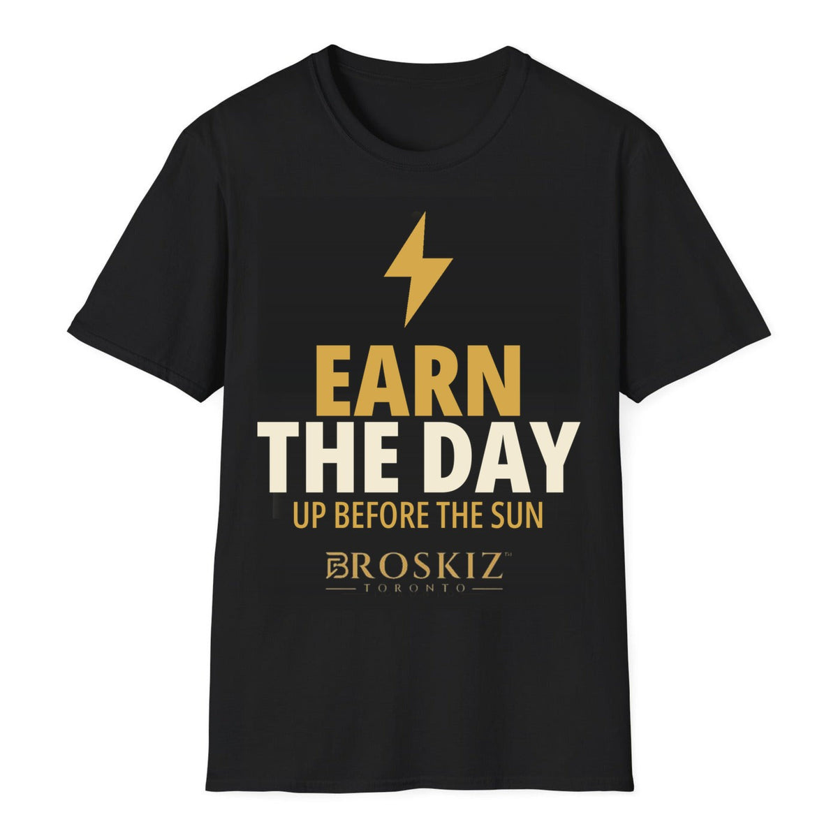 Earn the Day Tee - Black