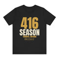 416 Season Tee - Black flat mockup