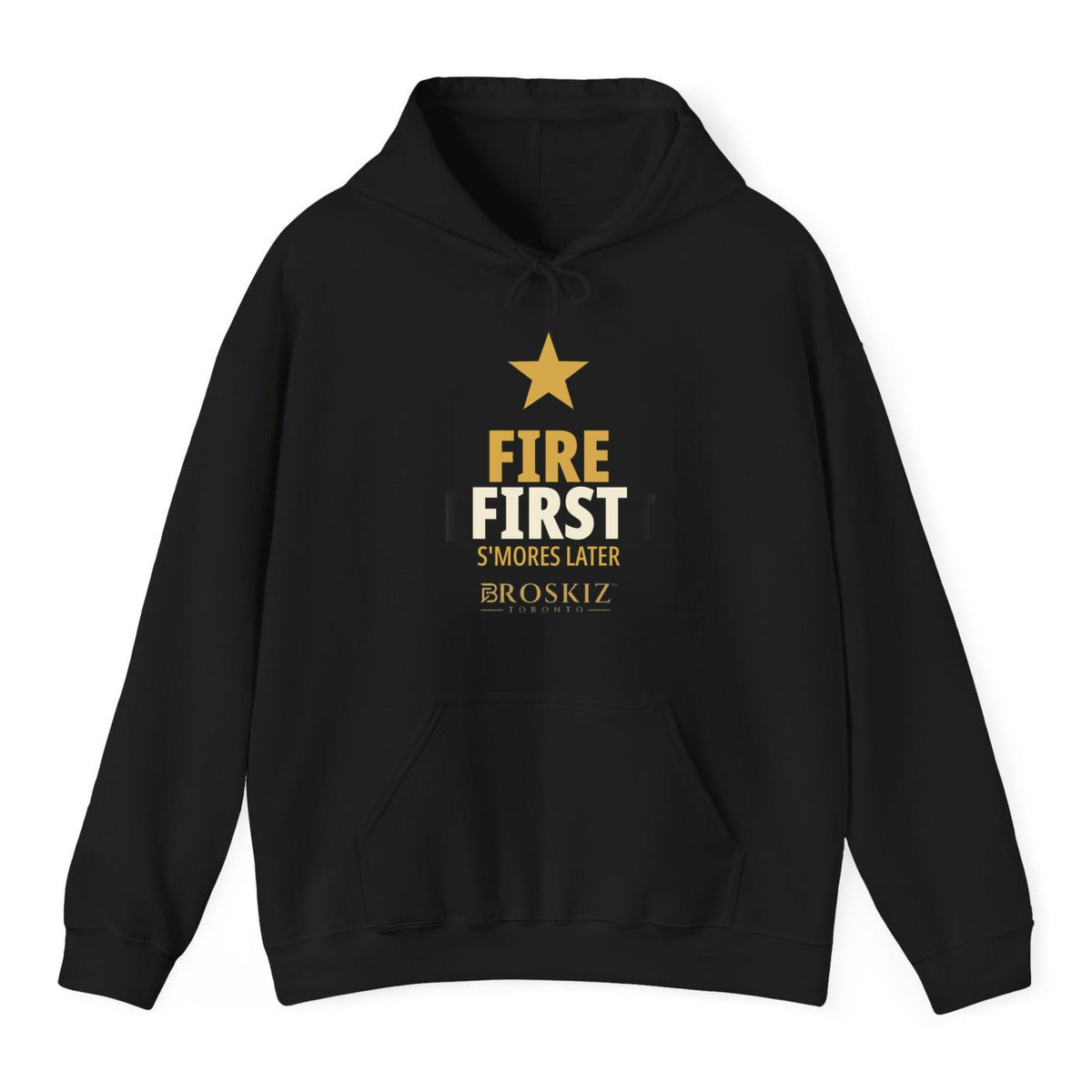 Fire First Hoodie - Black