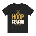 Hoop Season Tee - Black flat mockup