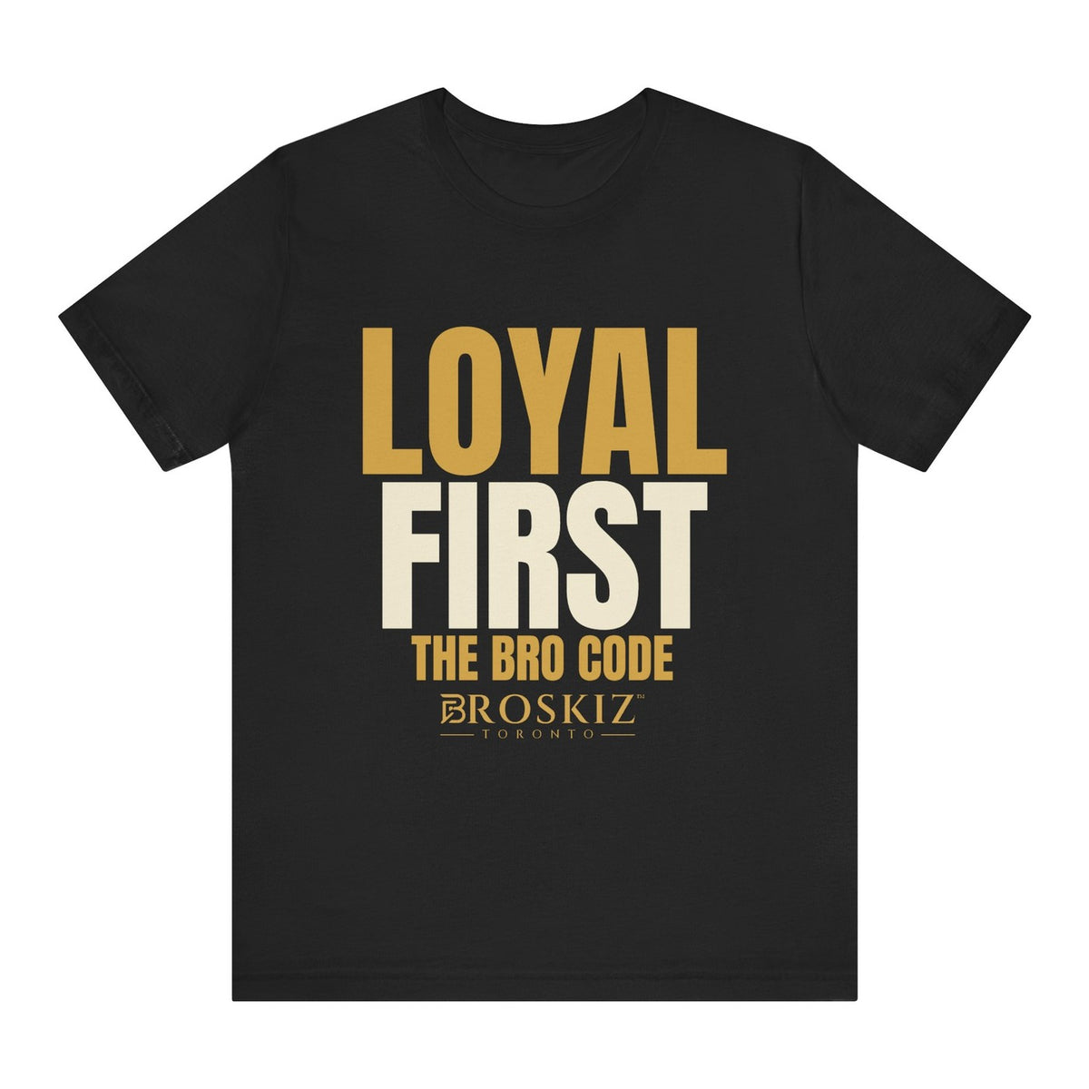 Loyal First Tee - Black flat mockup