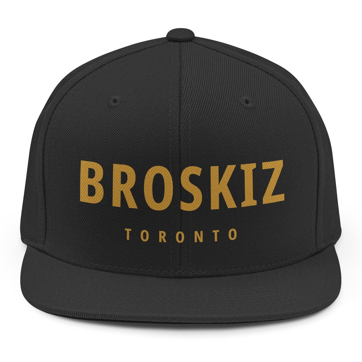 Broskiz Toronto Snapback - Black mockup