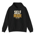 Self Made Hoodie - Black flat mockup