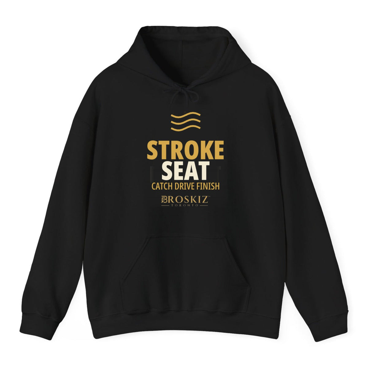 Stroke Seat Hoodie - Black