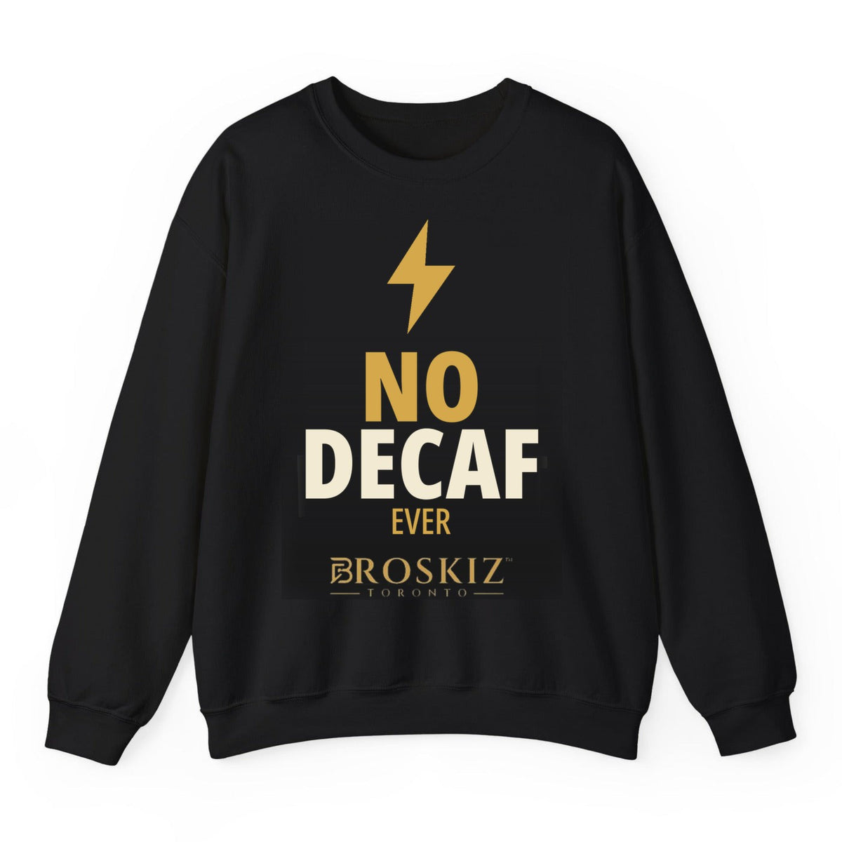No Decaf Crewneck - Black