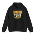 North York Hoodie - Black flat mockup