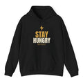 Stay Hungry Hoodie - Black flat mockup
