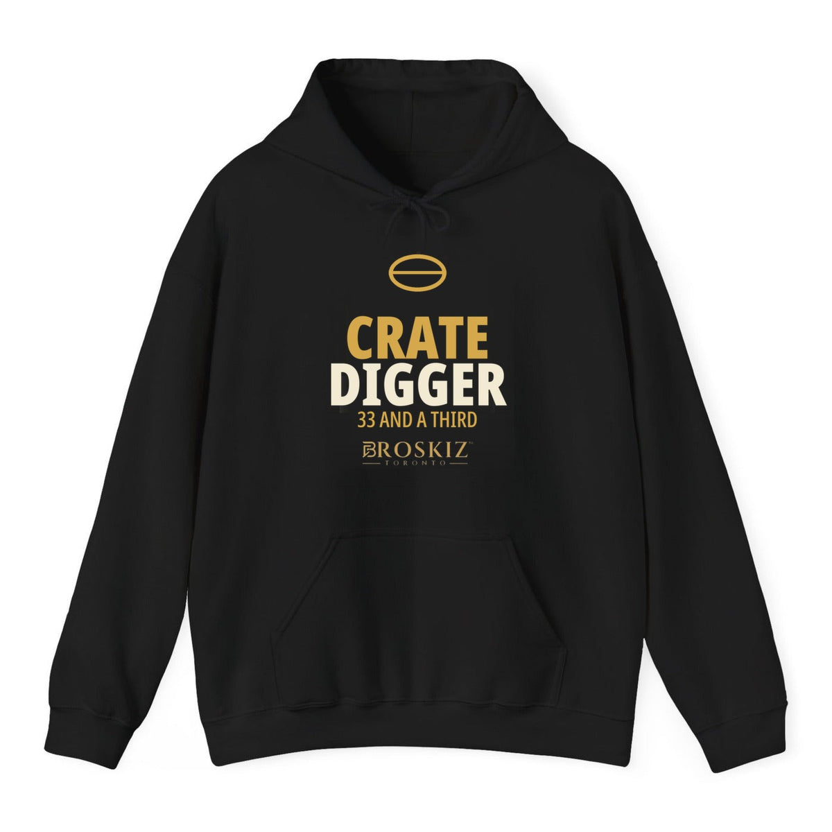 Crate Digger Hoodie - Black