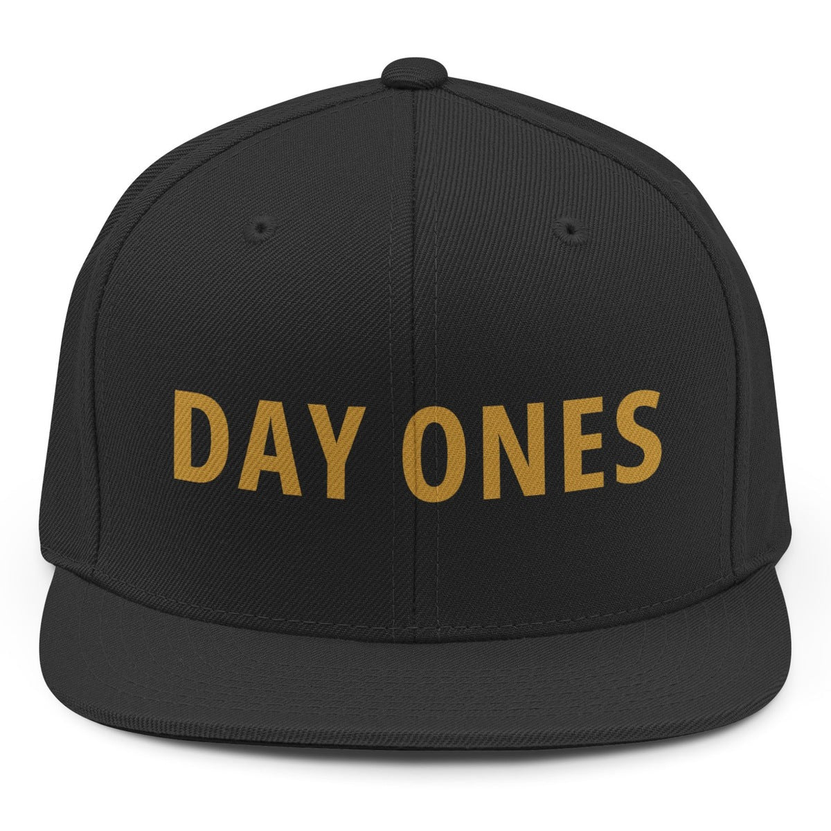 Day Ones Snapback - Black mockup