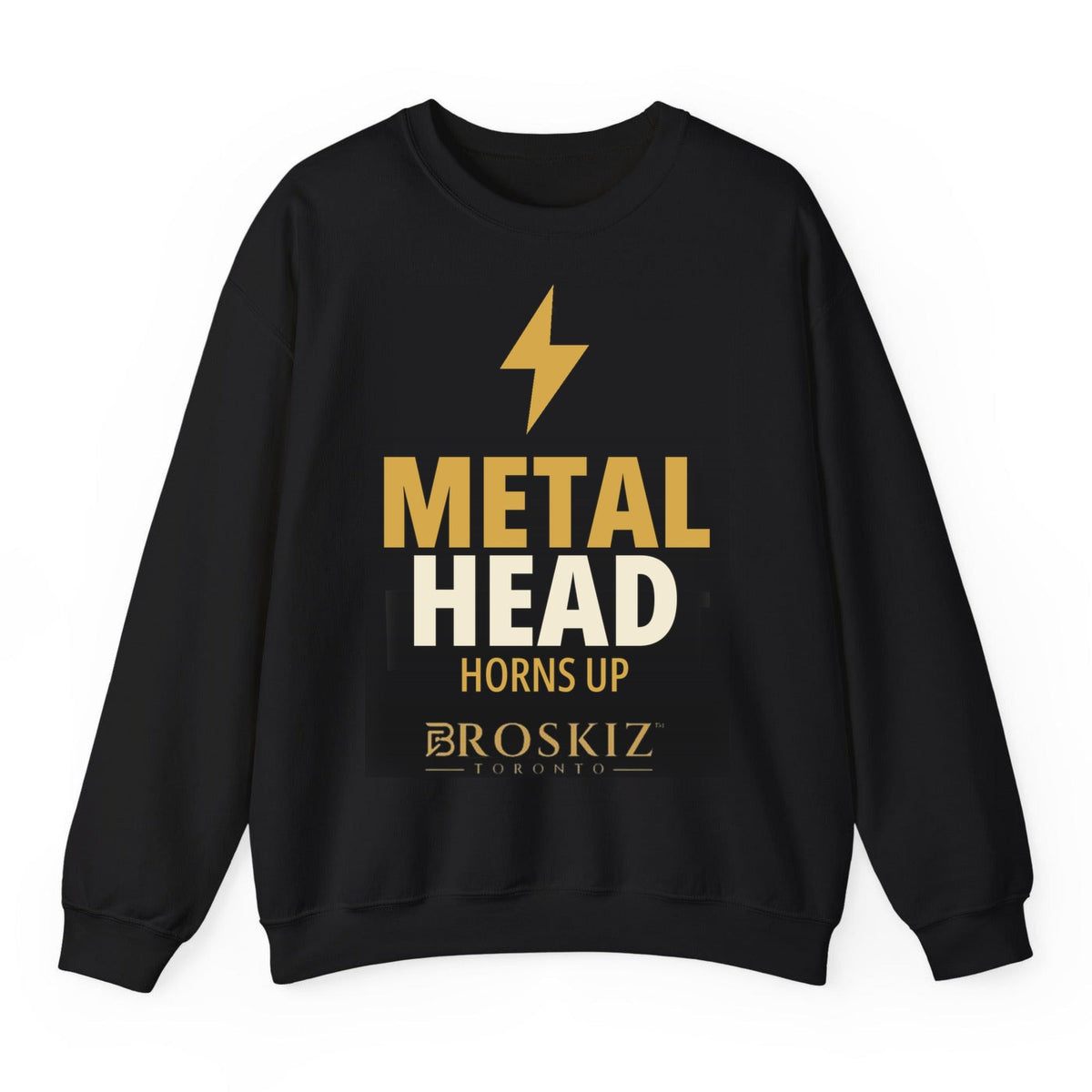 Metal Head Crewneck - Black