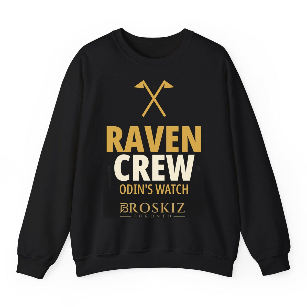 Raven Crew Crewneck - Black