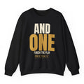 And One Crewneck - Black flat mockup