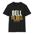 Bell To Bell Tee - Black flat mockup