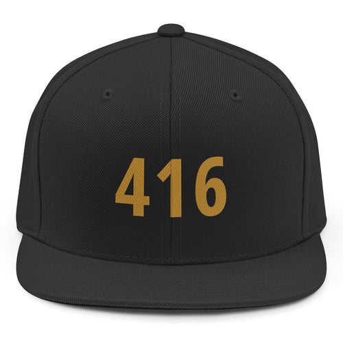 416 Snapback - Black mockup