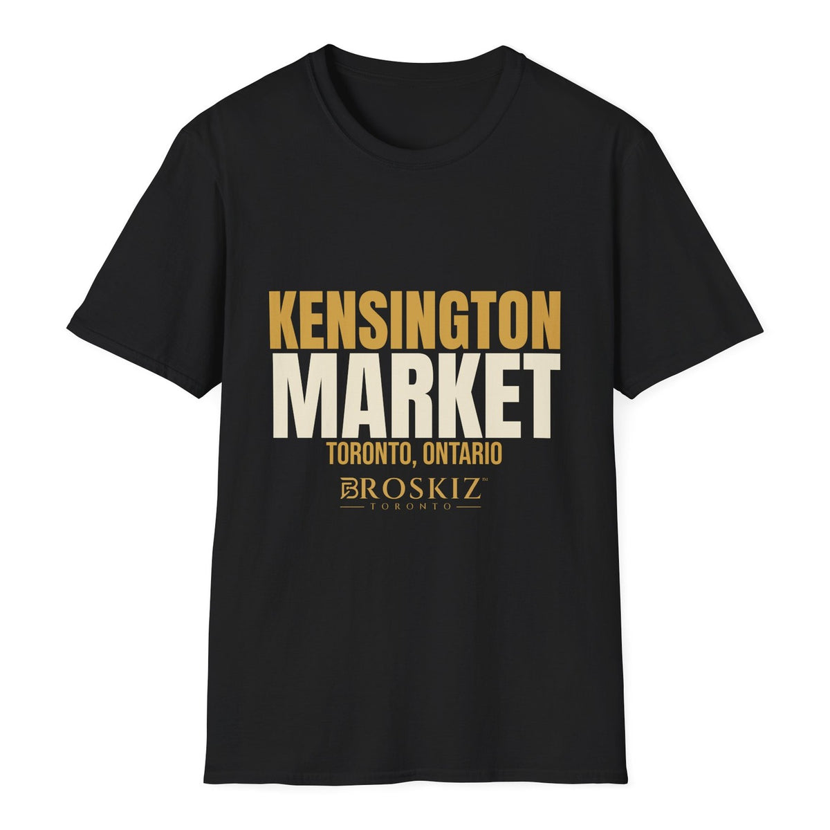 Kensington Tee - Black flat mockup
