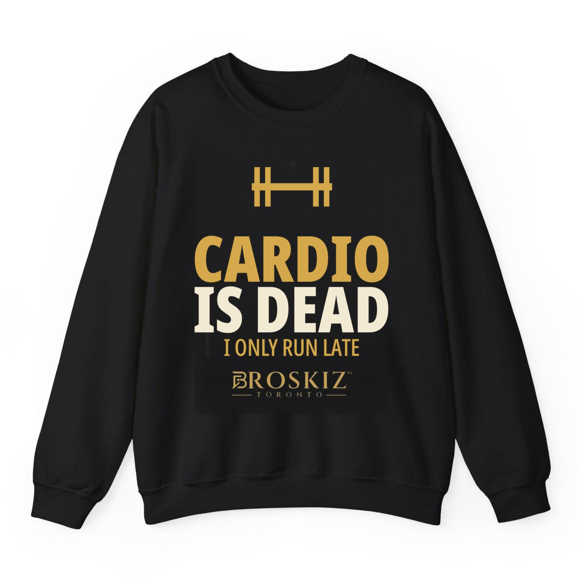 Cardio Is Dead Crewneck - Black