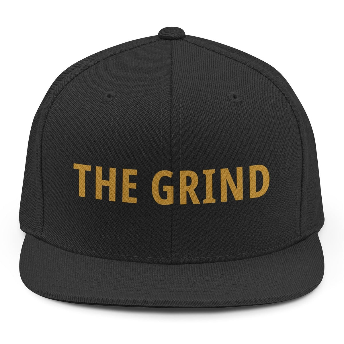 The Grind Snapback - Black mockup