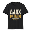 Ajax Ontario Tee - Black flat mockup