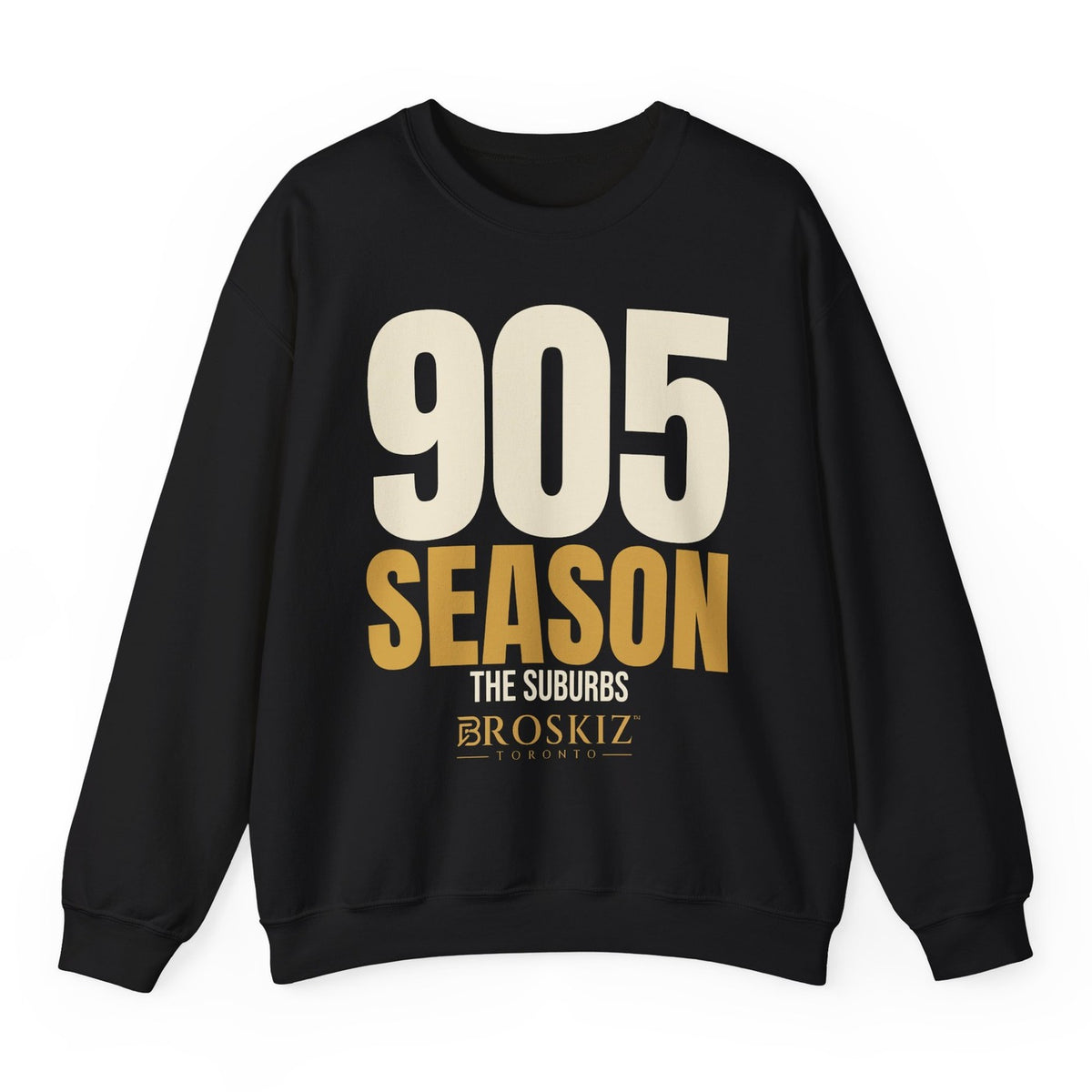 905 Season Crewneck - Black flat mockup