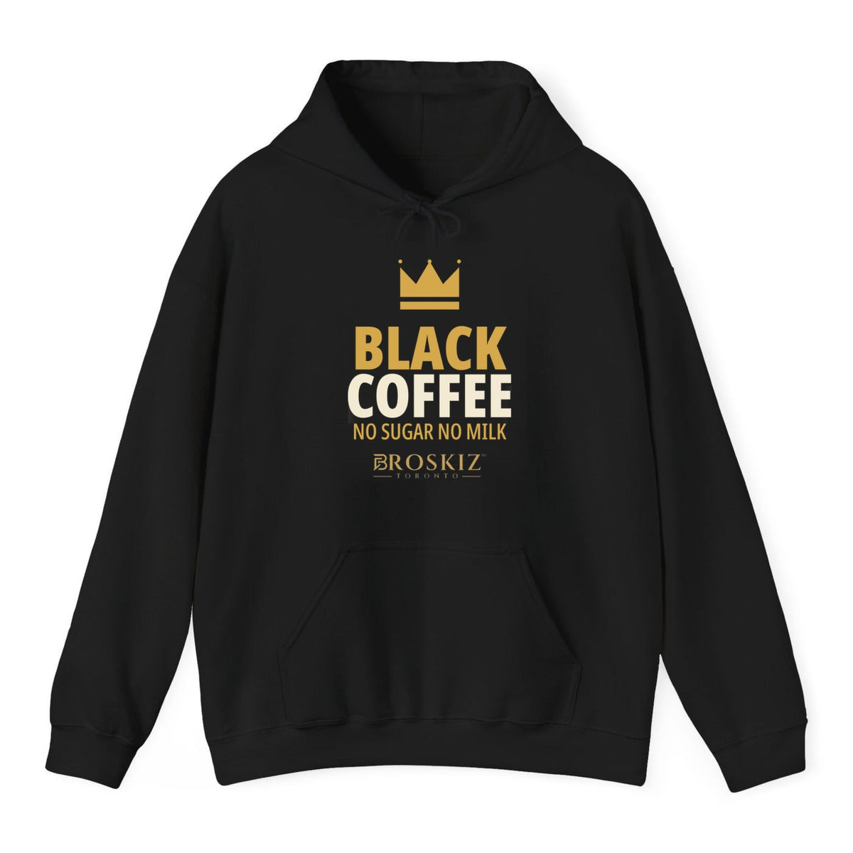 Black Coffee Hoodie - Black