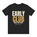 Early Club Tee - Black flat mockup