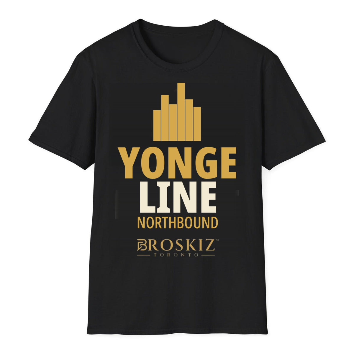 Yonge Line Tee - Black