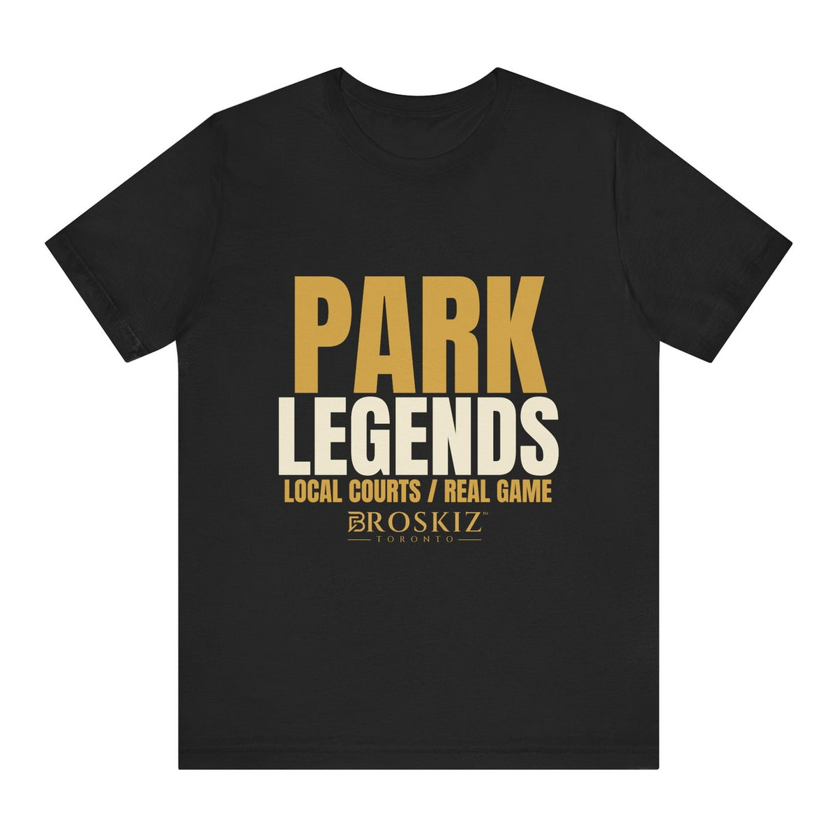 Park Legends Tee - Black flat mockup